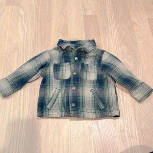 Plaid button up Jacket